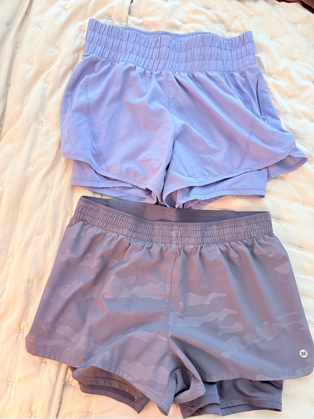 2 pairs athelic shorts